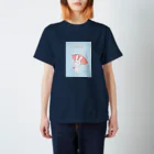 おがわゆきこの寂しがりうさぎ（雨のち晴れ） スタンダードTシャツ