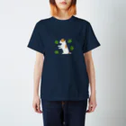 ジャックラッセルテリアのお店のモンステラを Regular Fit T-Shirt