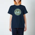 soul_mateのSweet Soul Lovers★クラシックマイク（ミントグリーン×チョコブラウン） Regular Fit T-Shirt