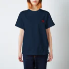 seikokiramekiのＮ紺色Ｔシャツ（赤字） スタンダードTシャツ