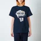 isDesignのミツバチプロジェクト・白抜き Regular Fit T-Shirt