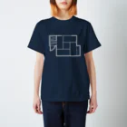 雑作家Junyaの四畳半(暗色系用ホワイト) Regular Fit T-Shirt