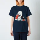 もるさんの生肉を食べる犬 スタンダードTシャツ