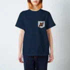 巻ぴよ🐤のうまうまクマポッケ(グレー) Regular Fit T-Shirt