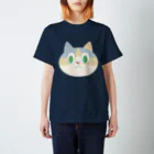 neuneunet.shopの人を見下す三毛キャット スタンダードTシャツ