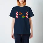 Lily bird（リリーバード）の矢がすりフレーム ホオズキ Regular Fit T-Shirt
