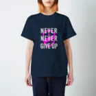 JENCO IMPORT & CO.のJENCO 2019AW_NEVER NEVER GIVEUP Regular Fit T-Shirt