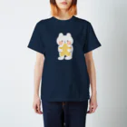 kumanekonomoriのお星さまぎゅっとのくまねこ スタンダードTシャツ