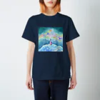 熊八木ちさの宇宙ペンギン スタンダードTシャツ