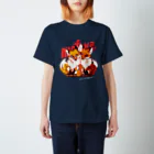 mofuwaのFOX TWINS(dark color) スタンダードTシャツ