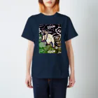 ねこのあしあとの猫のシーサーくん スタンダードTシャツ