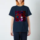 ko-ayaのred light Regular Fit T-Shirt
