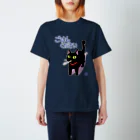 くろねこ倶楽部のおわ～んくろねこ濃色 Regular Fit T-Shirt