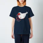 cotoLi （ことり）の卵のカラと文鳥 スタンダードTシャツ