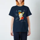 萩岩睦美のグッズショップのTシャツ　ポー＆リルフィ　濃色 スタンダードTシャツ