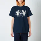 MNLOPのdragon emblem white スタンダードTシャツ