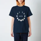 謎はないけど謎解き好きのお店のMOON PHASES スタンダードTシャツ