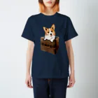 犬グッズの店しえるぶるーの箱入りコーギー Regular Fit T-Shirt