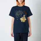 花日和 畳の深笠(白) Regular Fit T-Shirt