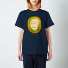 まるよし絵画教室のめがねオレンジ Regular Fit T-Shirt