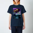 GECKO-SO-SINGのパワーストーン『アクアマリン』 Regular Fit T-Shirt