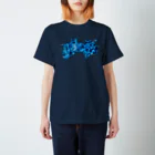 ジェーンのみせ(いっ福商店)のAWAODORI迷彩BLUE Regular Fit T-Shirt