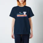 🌈キクチンのおみせやさん🌈のカッコイイぎょーざわくん（ネイビー） スタンダードTシャツ