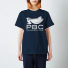 PelikanShopのPBCロゴ 白 goods スタンダードTシャツ