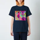 大正舘ゲイジュツ 天狗レーベル の北アルプス雷鳥Love＆Peace Regular Fit T-Shirt