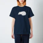 かぬぬの寝る大型犬 Regular Fit T-Shirt