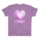 coolbeats🐝💓のGeometric Heart💓JAPANESE POP T-SHIRTS スタンダードTシャツ