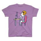 Oedo CollectionのRemote Working Girl／濃色Tシャツ スタンダードTシャツ