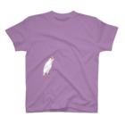 calcalののびのび白文鳥 Regular Fit T-Shirt