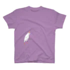 calcalののびのび白文鳥 スタンダードTシャツ