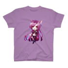 猫魔くろはの強欲ばぶず_遥渚ゆめ スタンダードTシャツ