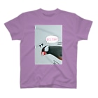 harupink🌸ペット似顔絵illustの気になってしかたない文鳥さん Regular Fit T-Shirt