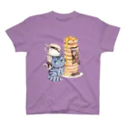 Atelier cinnamonの不思議の国のアリス×チョコレート／チェシャ猫ホットケーキ Regular Fit T-Shirt