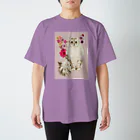 おちょぴのFlower Cat Fairies L Regular Fit T-Shirt