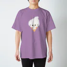 chiiis-chiiisのビションフリーゼ　フワモコちゃん スタンダードTシャツ