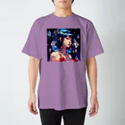 mushroomallowのCRYSTAL GIRL -A- スタンダードTシャツ