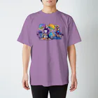 MUSHROOMPUNKの迷子のキノコ森コンセプトアート スタンダードTシャツ