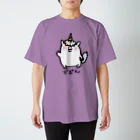 ちゅき亭。のでぷんゆにこーん スタンダードTシャツ