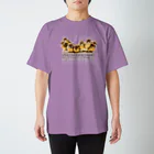 “すずめのおみせ” SUZURI店の東京すずめ（集合!! ver.2） Regular Fit T-Shirt