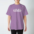 tildeのWhite tilde スタンダードTシャツ