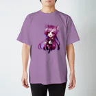 猫魔くろはの強欲ばぶず_遥渚ゆめ スタンダードTシャツ