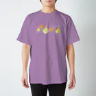 小桜森のラブバとフルーツ（横長） Regular Fit T-Shirt