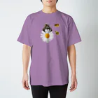 ひなまるのぽひぽひヒメウズラ  スタンダードTシャツ