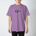 Oncidium  by minamisenaのLOGO 紫陽花 スタンダードTシャツ