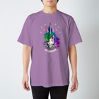 7IRO GLAMOUROUSのノエル・デストロイ・クラッシャーTシャツ☆白文字 Regular Fit T-Shirt