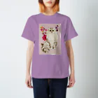 おちょぴのFlower Cat Fairies L Regular Fit T-Shirt